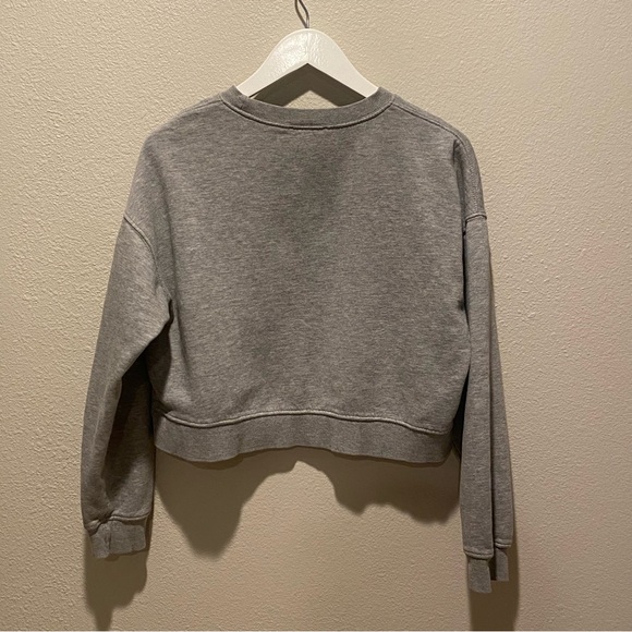 Zara Sweatshirt Crew neck gray basic size‎ small - Picture 6 of 6